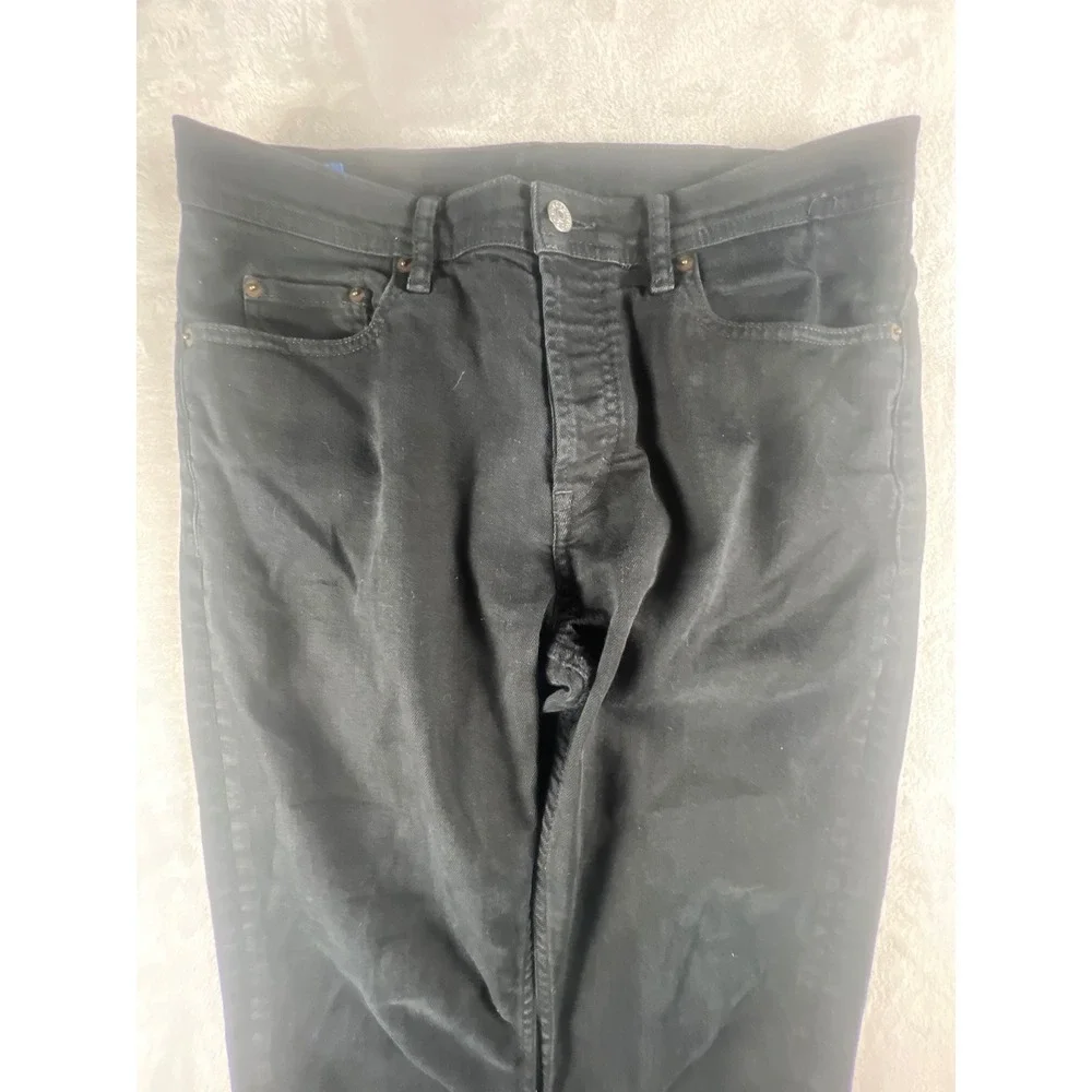 Acne Studios River Stay Black Tapered Jeans 32x34 Blå Konst‎ Made in Italy